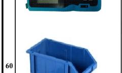 Global Power Global Power Plastic Storage Bin RXA-003 RXA-003
