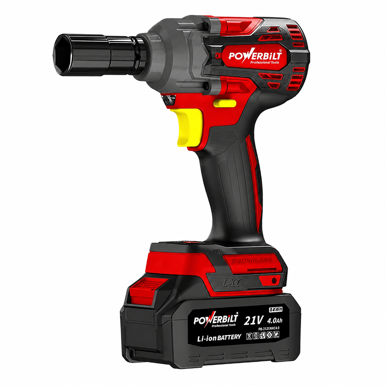 Powerbilt Powerbilt Brushless Impact Wrench PBT-CL-21WR550 PBT-CL-21WR550