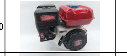 Global Power Global Power 7.5 HP Engine with Gear Reduction GP170FRD (6 Months Warranty) GP170FRD