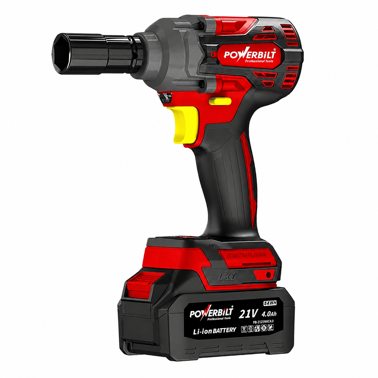 Powerbilt Powerbilt Brushless Impact Wrench PBT-CL-21WR550 PBT-CL-21WR550