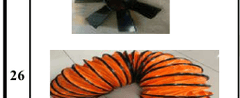 Global Power Global Power Axial Blower Flexible Duct Hose 300mm x 5Mtr GP-ABDH-300