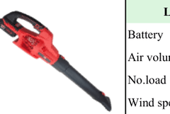 Global Power Global Power Lithium Leaf Blower Heavy Duty 4Ah GPG-BTB-22-4AH