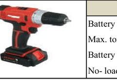 Global Power Global Power Cordless Drill TDT1601 TDT1601