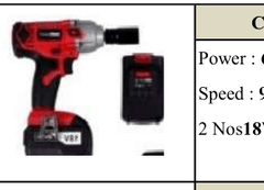 Global Power Global Power Cordless Iimpact Driver 18V,10mm DT9905 DT9905