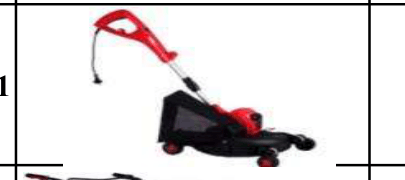 Global Power Global Power Lawn Mower 3-in-1 Electric 600W AM680 (6 Months Warranty) AM680