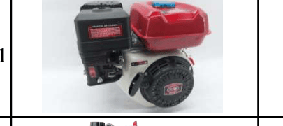 Global Power Global Power 8 HP Engine 4-Stroke GP170F (6 Months Warranty) GP170F