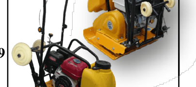 Global Power Global Power Plate Compactor Petrol 7.5HP (with Water Sprayer) C-90 (6 Months (engine: piston, cylinder, carburetor) Warranty) C-90