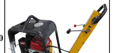 Global Power Global Power Plate Compactor Petrol 7.5HP Hydraulic Reverse HZR-160D (6 Months (engine: piston, cylinder, carburetor) Warranty) HZR-160D
