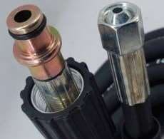 Global Power Global Power Steel braided Hose M22*14 tapper cone, 150 Bar PWAC122B PWAC122B