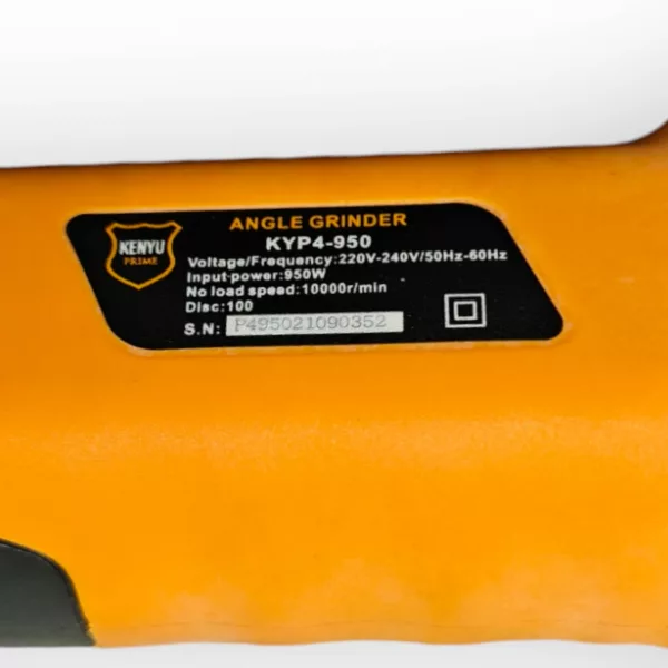 Kenyu KYP4-950Angle Grinder | 950W | 6Months Warranty - Image 2
